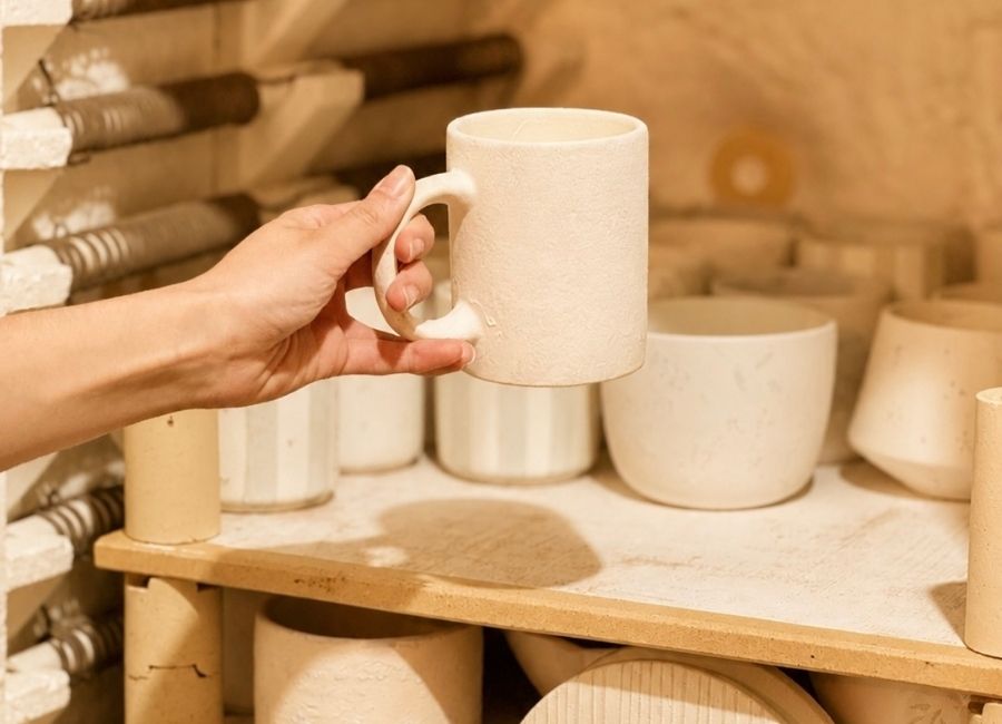 Ceràmica esmaltada i cuita al taller de Barcelona